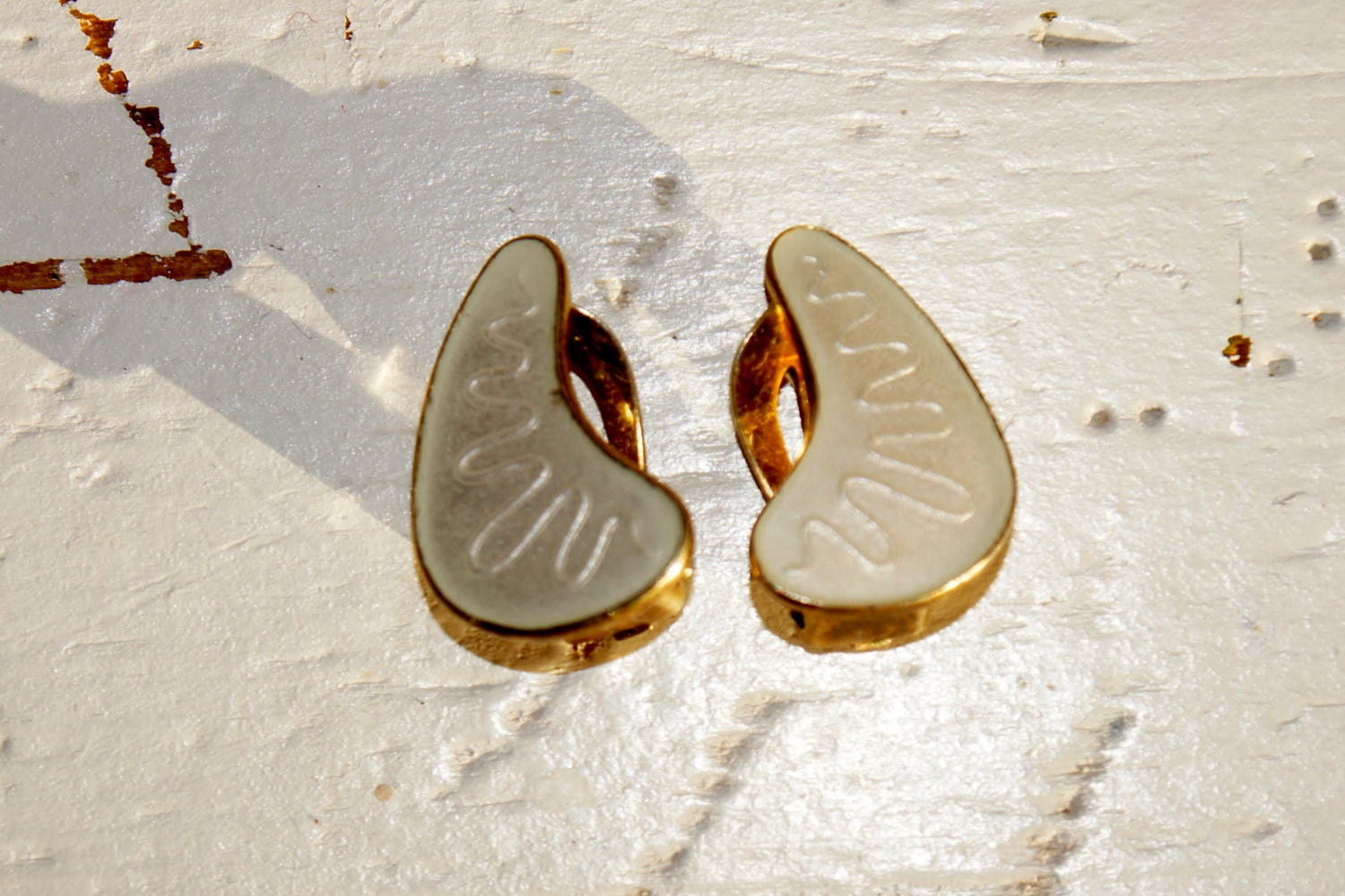 Volmer Bahner Danish enamel Mod earrings