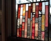 Pretty in Pink  stained glass windows    4 different windows available...buy one or buy all