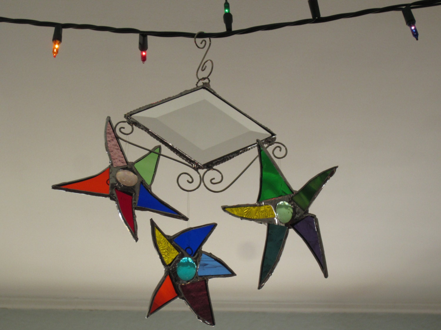 SALE....Catchy Star gazer suncatcher prisms
