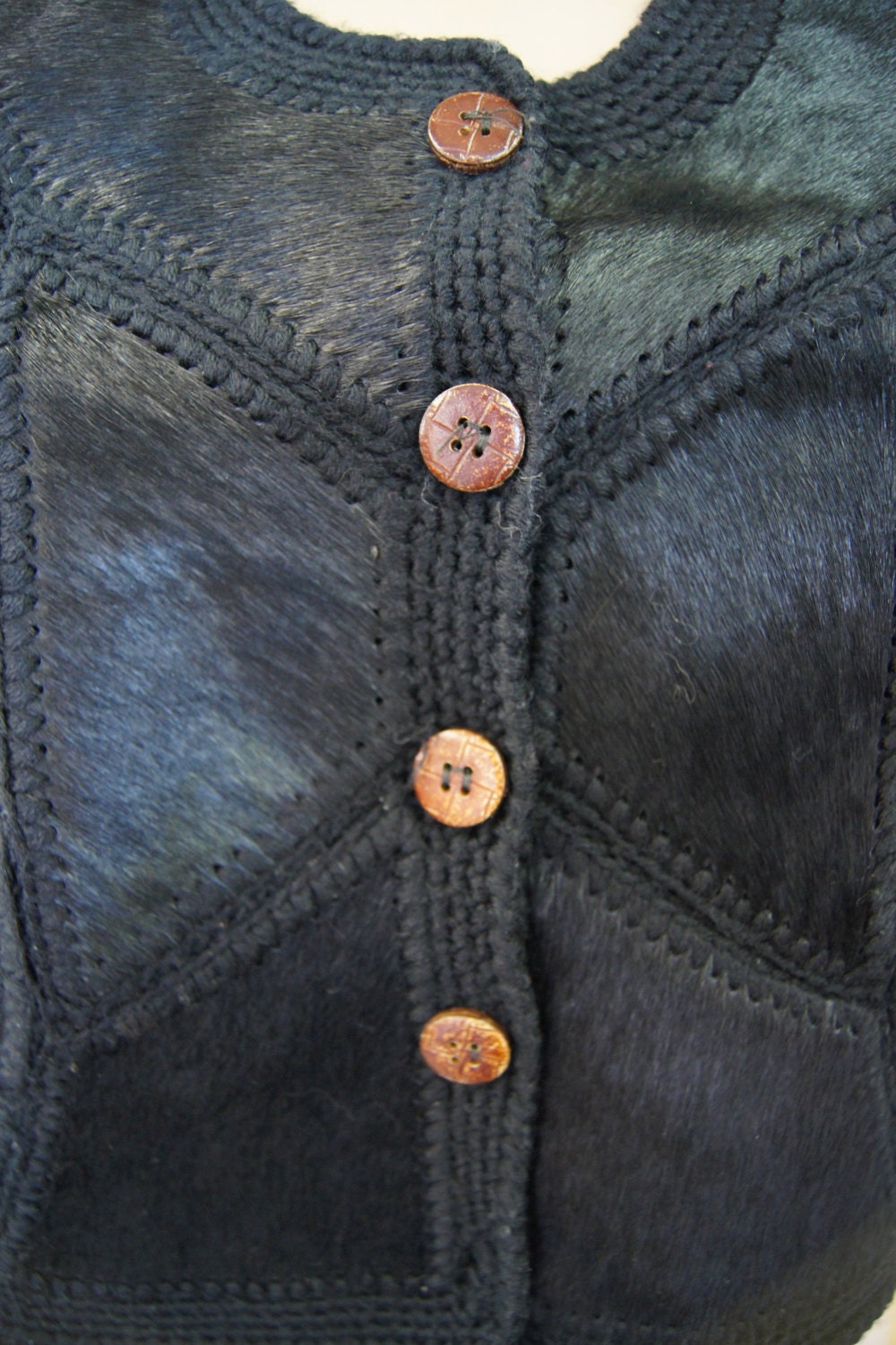 Pony Fur Vintage Vest