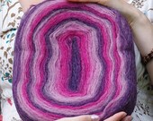 ON SALE Kauni Thin Wool Pencil Roving, Spinning or Felting Fiber,  Deep Purple, Light Pink and Hot Pink FREE Shipping Worldwide