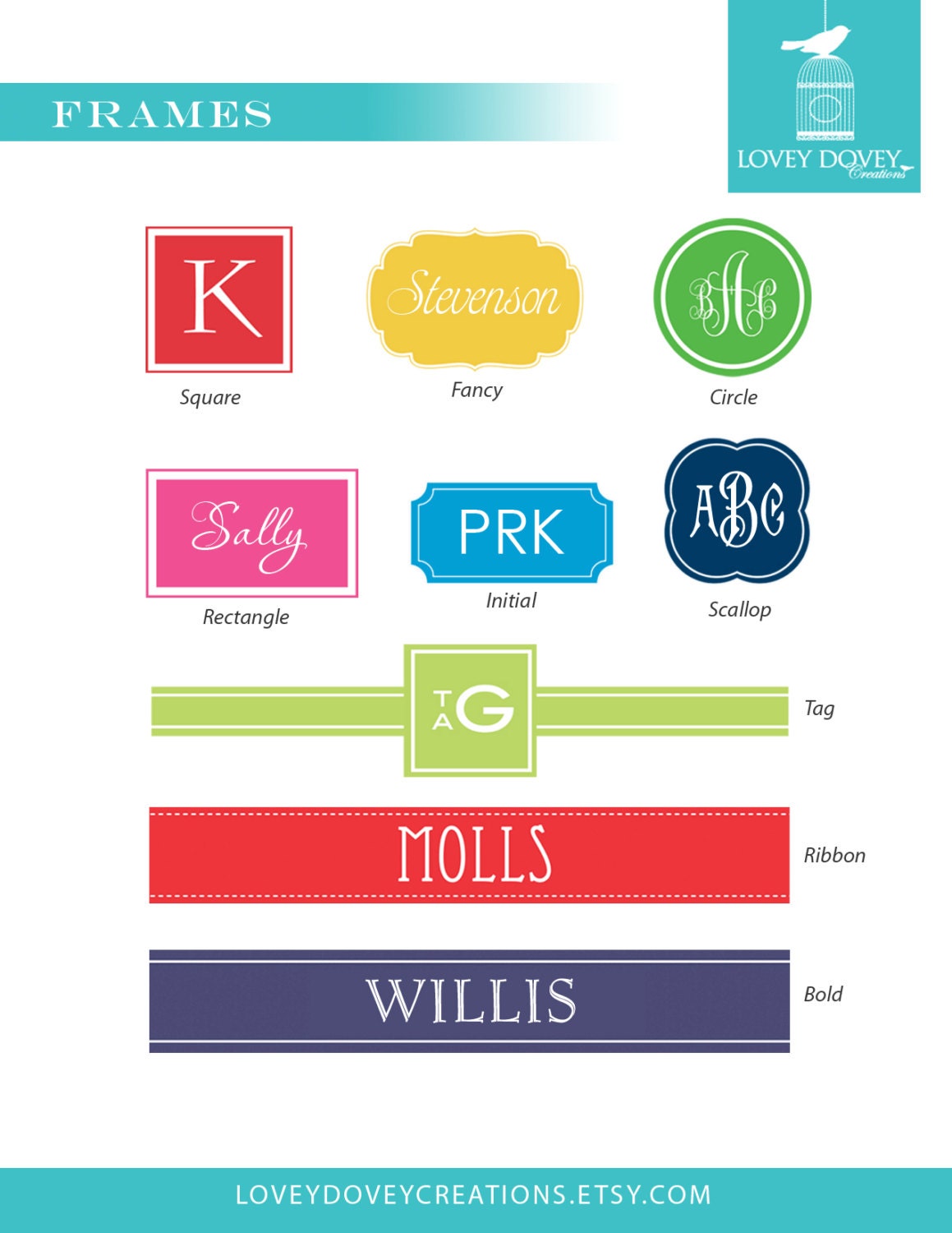 Personalized Keychain- Monogram- Preppy Chevron