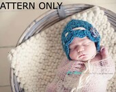 CROCHET PATTERN PDF- round shell bonnet