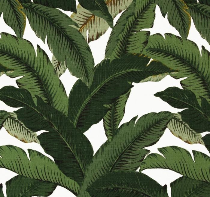 Green Palms Decorative Pillow Cover- Indoor- Outdoor- 12x18" Lumbar