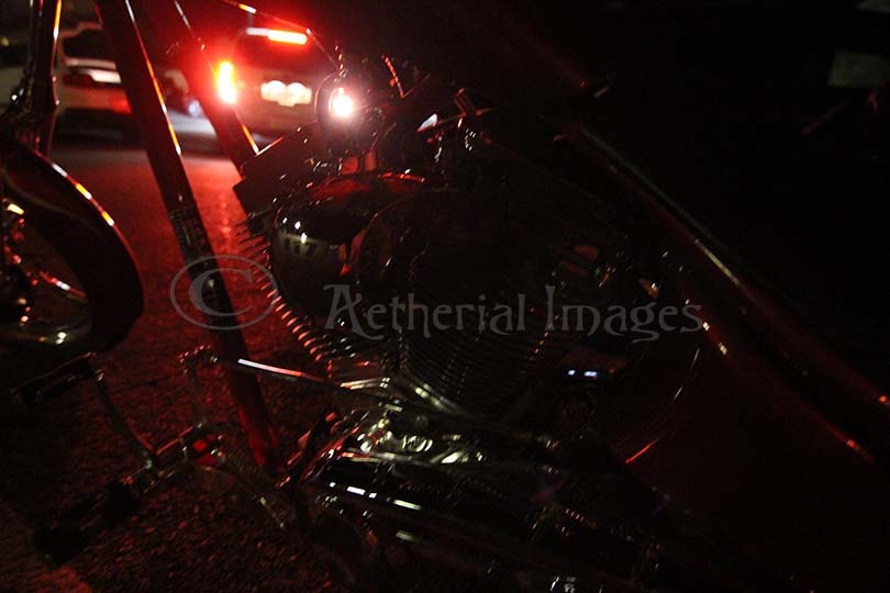 Chopper At Night 24x36 POSTER