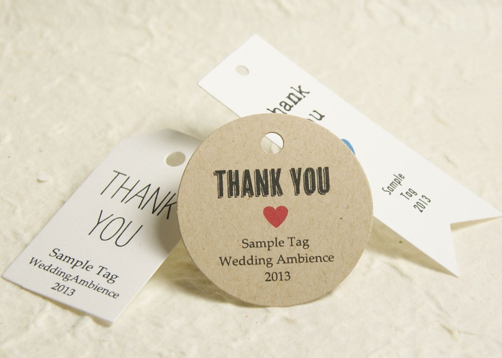 Favor Tag SAMPLES