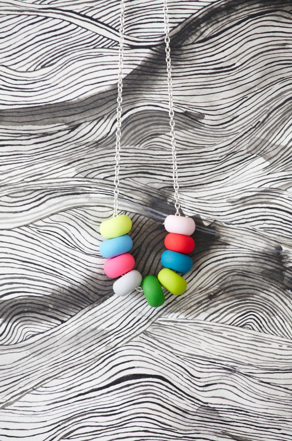 lagoon handmade bead necklace