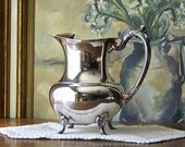Vintage Silver Plate Water Pitcher