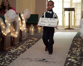 Wedding Signs, Uncle Here comes your Bride sign..Ring Bearer Signs,Flower girl sign,photo prop sign:)