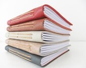 Hand sewn leather journal. Handmade Leather Notebook. Reclaimed Leather Journal. Father's Day Gift. Eco-friendly.