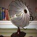 Vintage Metal Table Lamp / Radiant Heater 1920s / Repurposed