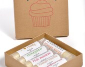 Lip balm 6pk - Mother's Day Gift - Fancy Lip Balm Gift set- Natural oils and butters