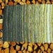 Handwoven rag rug - 2.13' x 5.15'  ,spring green , ready for sale