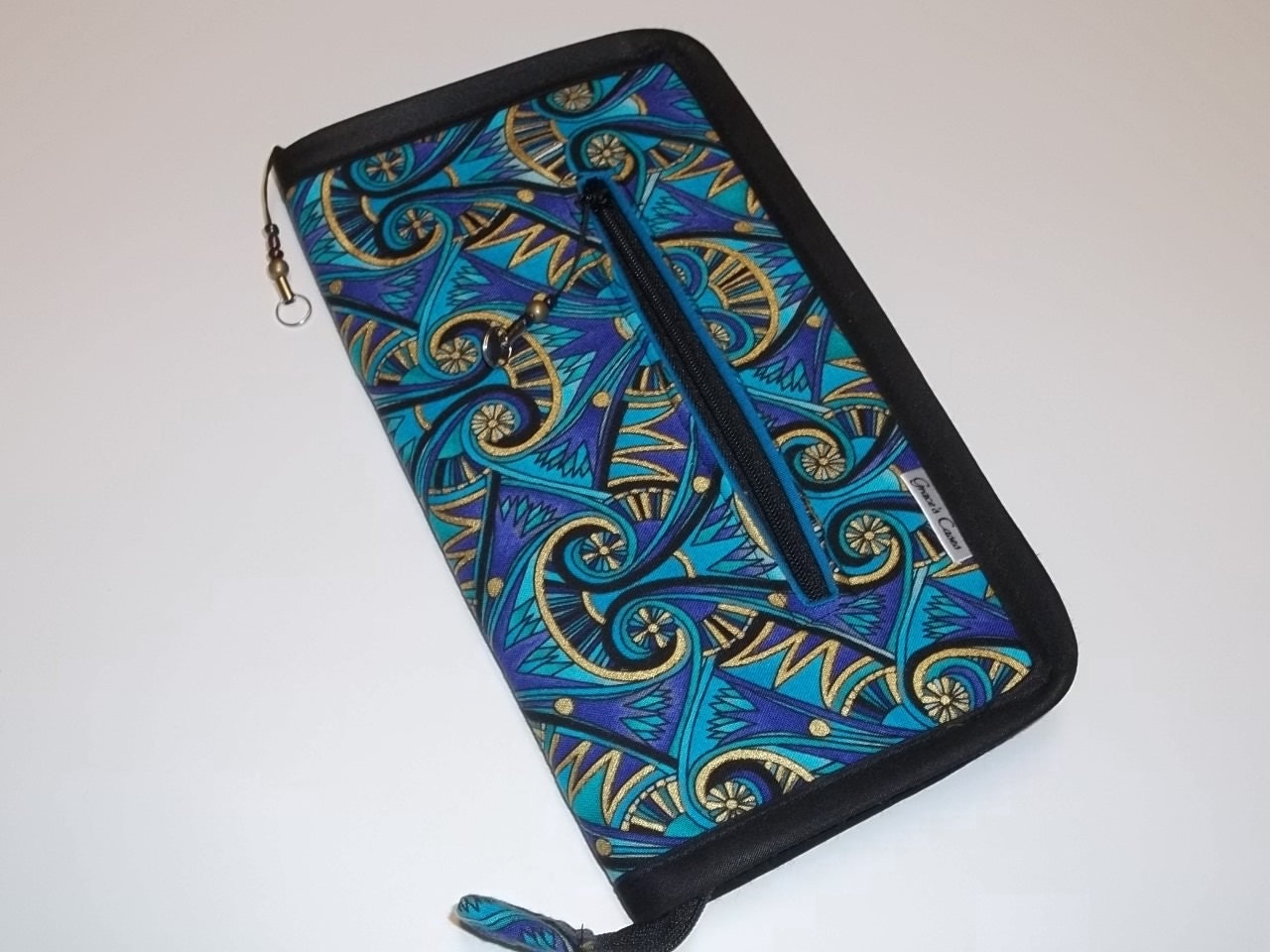 Travel or Project mini spill proof needle case, Purple and Teal, available for general purchase