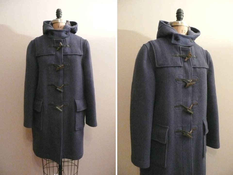 Vintage 1960s 1970s Coat 60s 70s Gloverall Duffle Coat