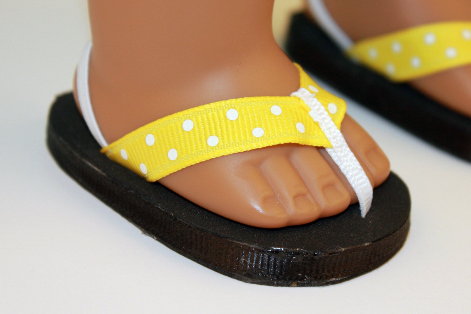 Flips: Doll Flip Flops - Yellow