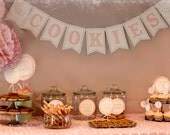 DIY Printable, Cookies BANNER, Instant Download