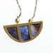 Half moon Bubble Nebula Constellation Galaxy Space Universe Astronomy Pendant necklace