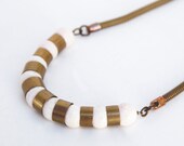 Striped Coral Necklace