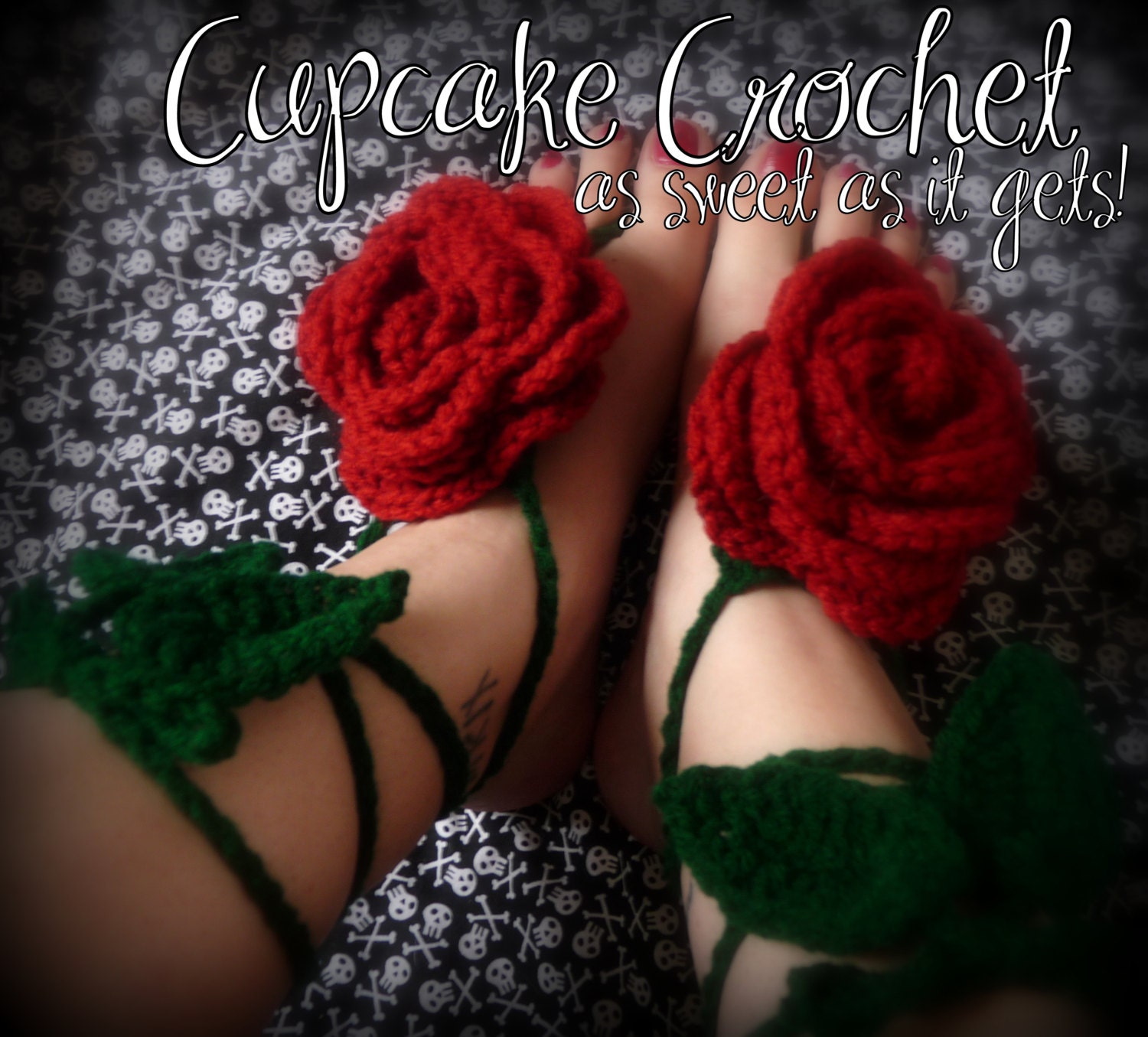 Rose Barefoot Sandals