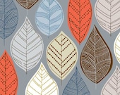 Autumn Leaves Grey, limited edition giclee print