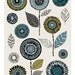 Flowerheads Blue, limited edition giclee print