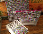Burp Cloth, Pouch, and Wet Bag - 4 piece set