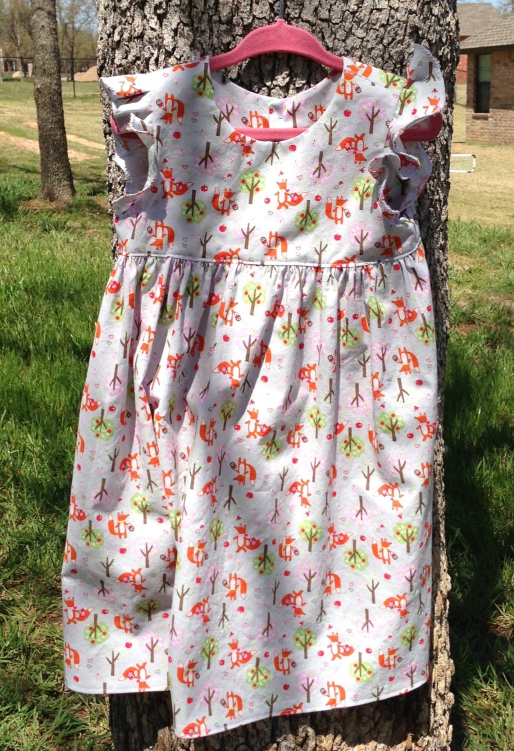 Foxy Flutter Dress