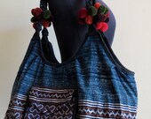 Hmong Ethnic handmade vintage handbag, handmade Bohemian bags and purses-from Thailand