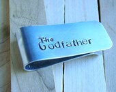 Money Clip -The Godfather-Perfect Gift for Godparent-Men's Personalized Money Clip-Fathers Day Gift-Groomsmen Gift-Moneyclip for Dad