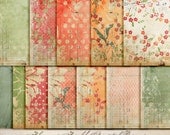 Digital Papers - Flowers Field. Perfect for blog background, card making and much more.