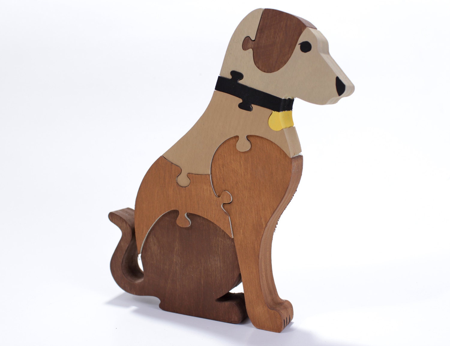 Dog Puzzle.  Children's Room Decor, Waldorf Toy