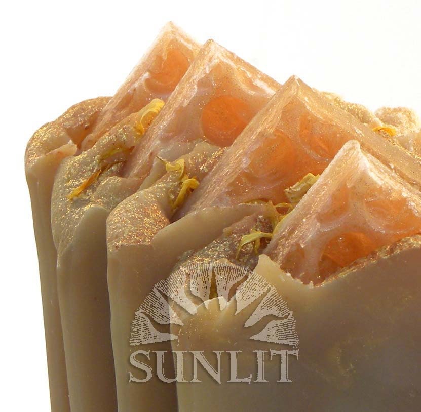 Handmade Soap. Sweet Golden Honey Scented Artisan Soap. Honeycomb Soap.