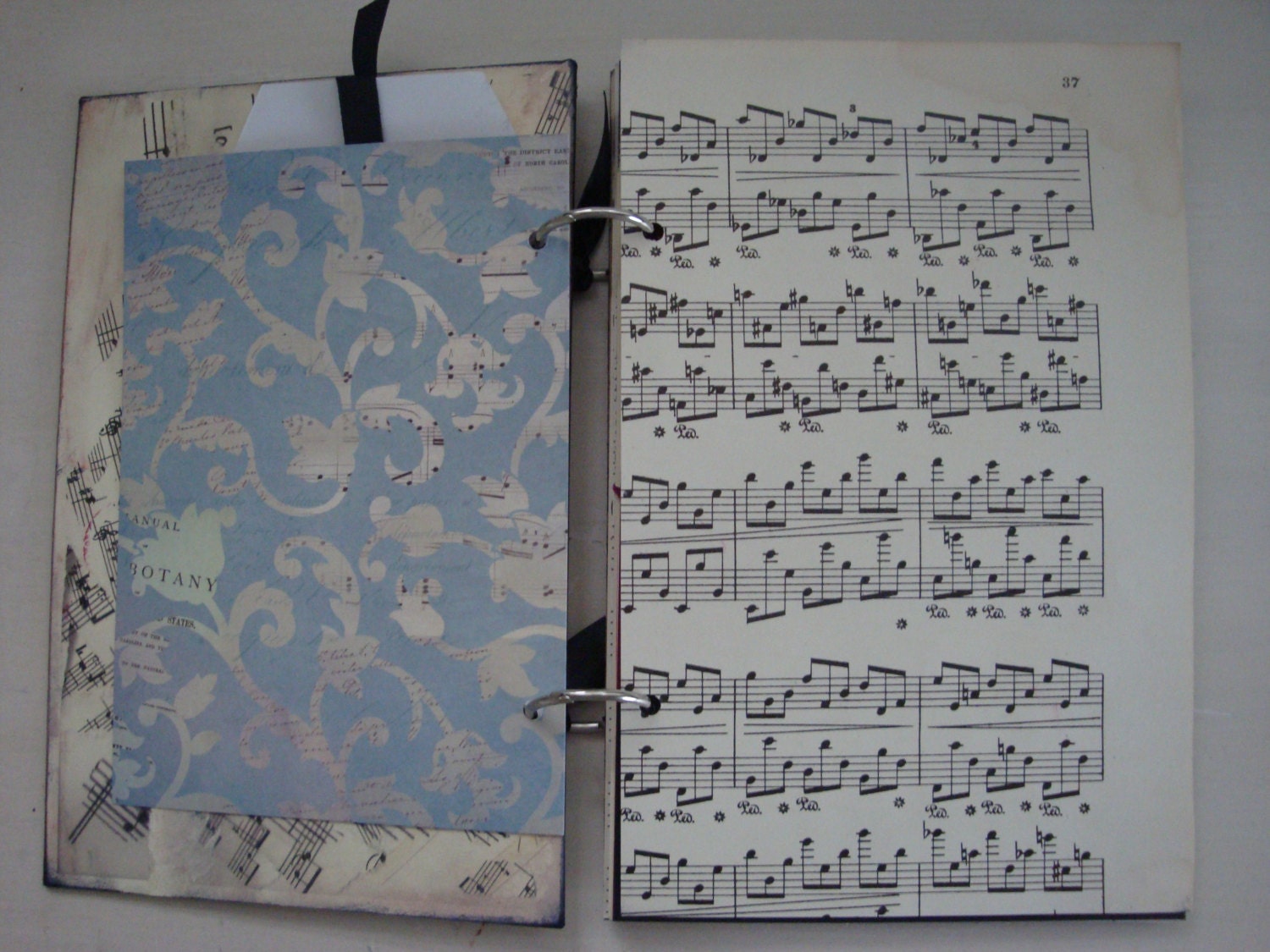 Smash Book Journal Scrapbook. Junk Journal. Mother's Day. Garden Journal, Music Scrapbook, Music Journal, Sewing Journal, Craft Journal