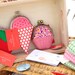 Strawberry ice cream mini coin purse