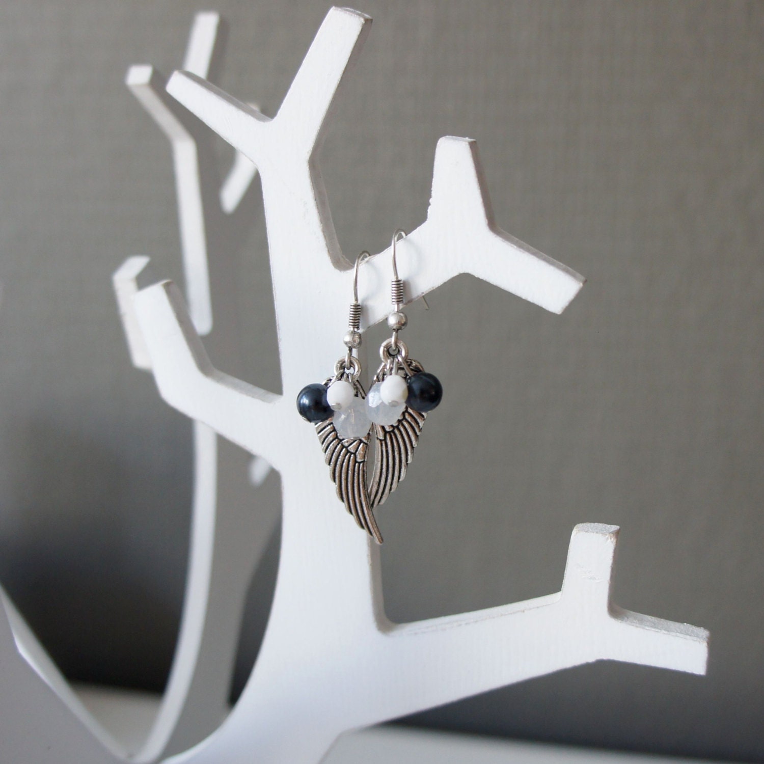Angel wing earrings