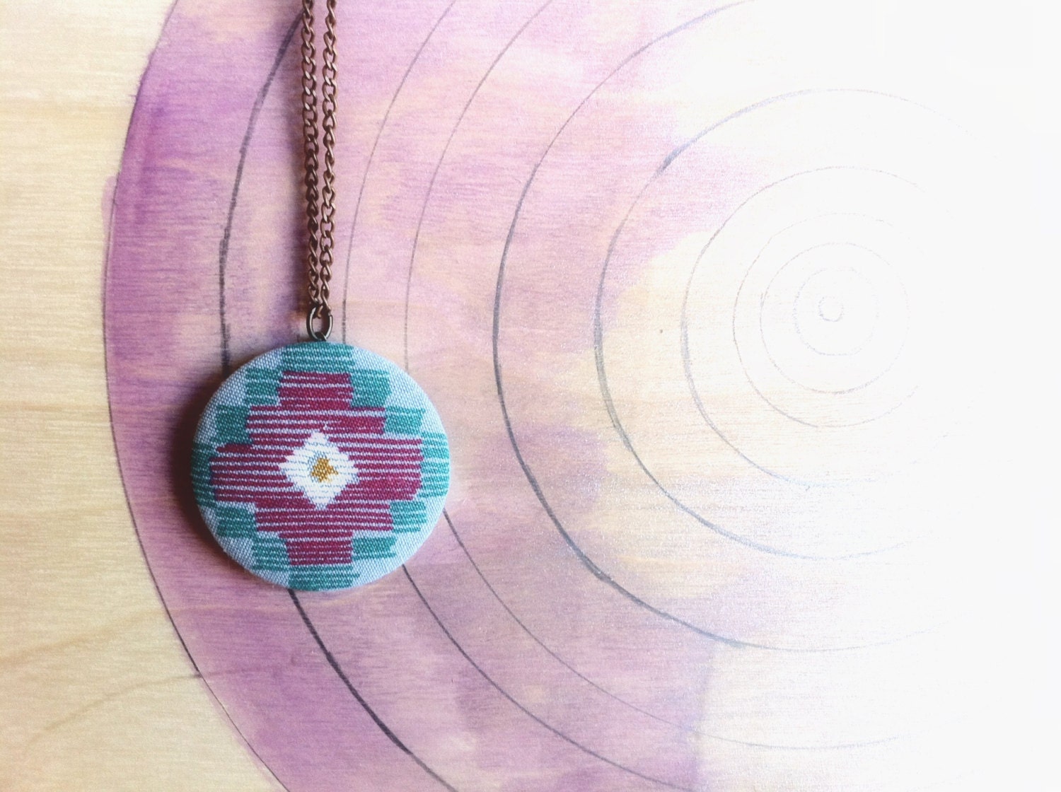 Four Corners Sun Necklace