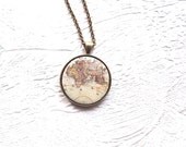 World Necklace- World map necklace- Map necklace- Travel the World Necklace- Map of the World- Europe map jewelry- gift for her