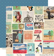 Travel Girl Paper Pack October Afternoon