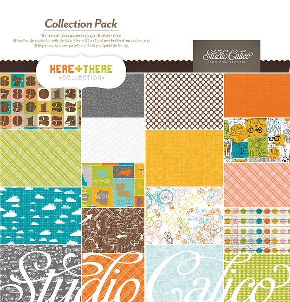 Here and There 12x12 Collection Kit by Studio Calico