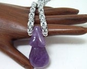 Goddess, necklace, pagan, jewelry, chainmaille, wicca