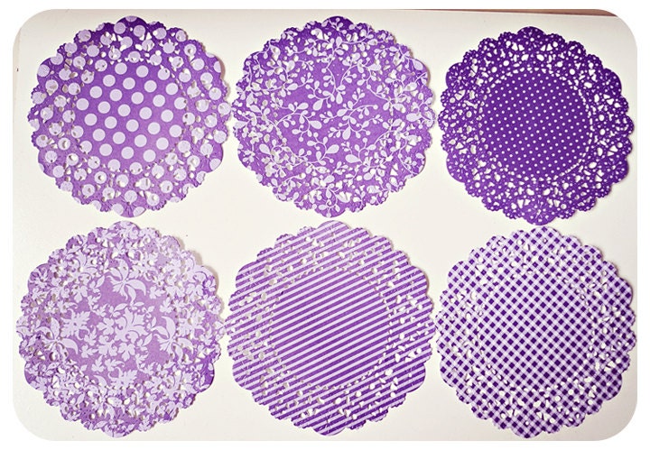 Parisian Lace Doily Royal Velvet for Scrap booking or card making / pack