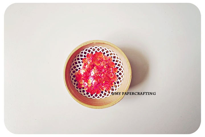 Sequins Magic - Opaque Orange Pink