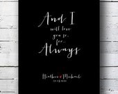 Typography Print : Home Decor, Housewares, Mother's Day Gifts, Typography Wall Art