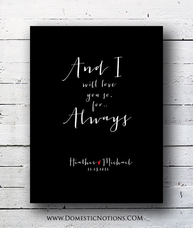 Typography Print : Home Decor, Housewares, Mother's Day Gifts, Typography Wall Art
