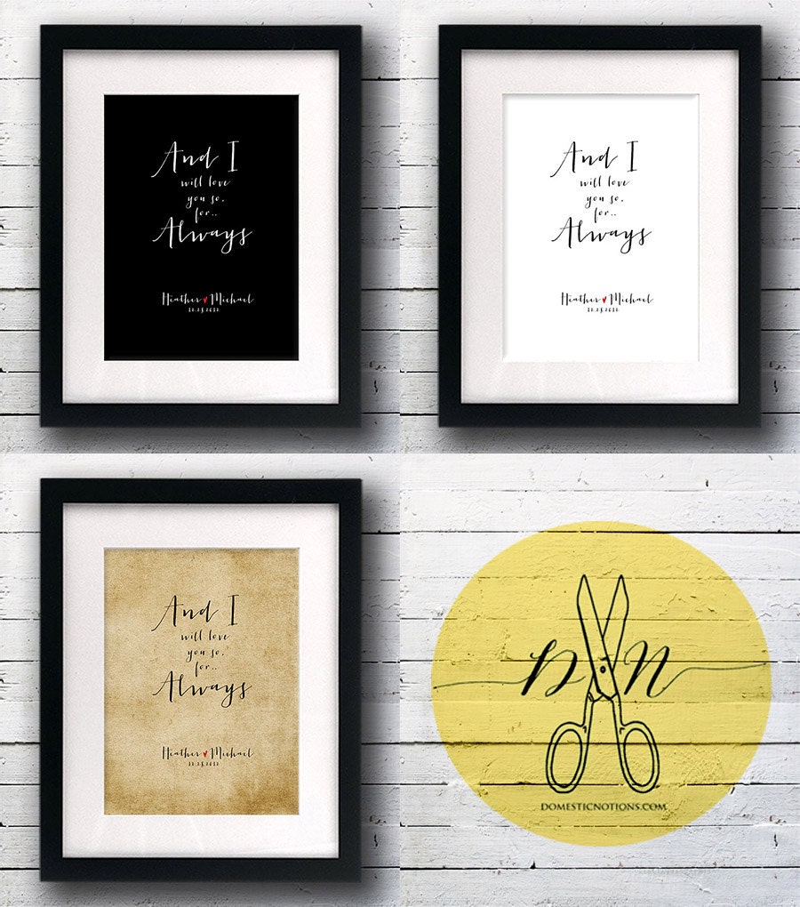 Typography Print : Home Decor, Housewares, Mother's Day Gifts, Typography Wall Art