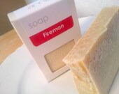 Fireman Bar Soap Men's Soap VEGAN Castile Soap with Minerals Menthol Scent
