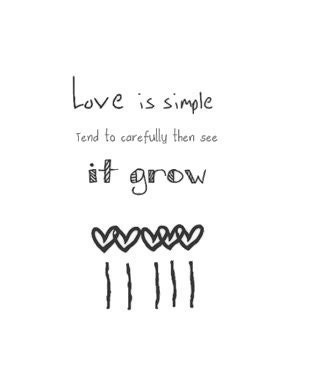 Black and White Illustration LOVE Print Love Typography Couple Wedding Shower