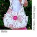 Purse PDF pattern INSTANT DOWNLOAD Handbag sewing tutorial - "Bella", handmade floral handbag, tote or shoulder bag