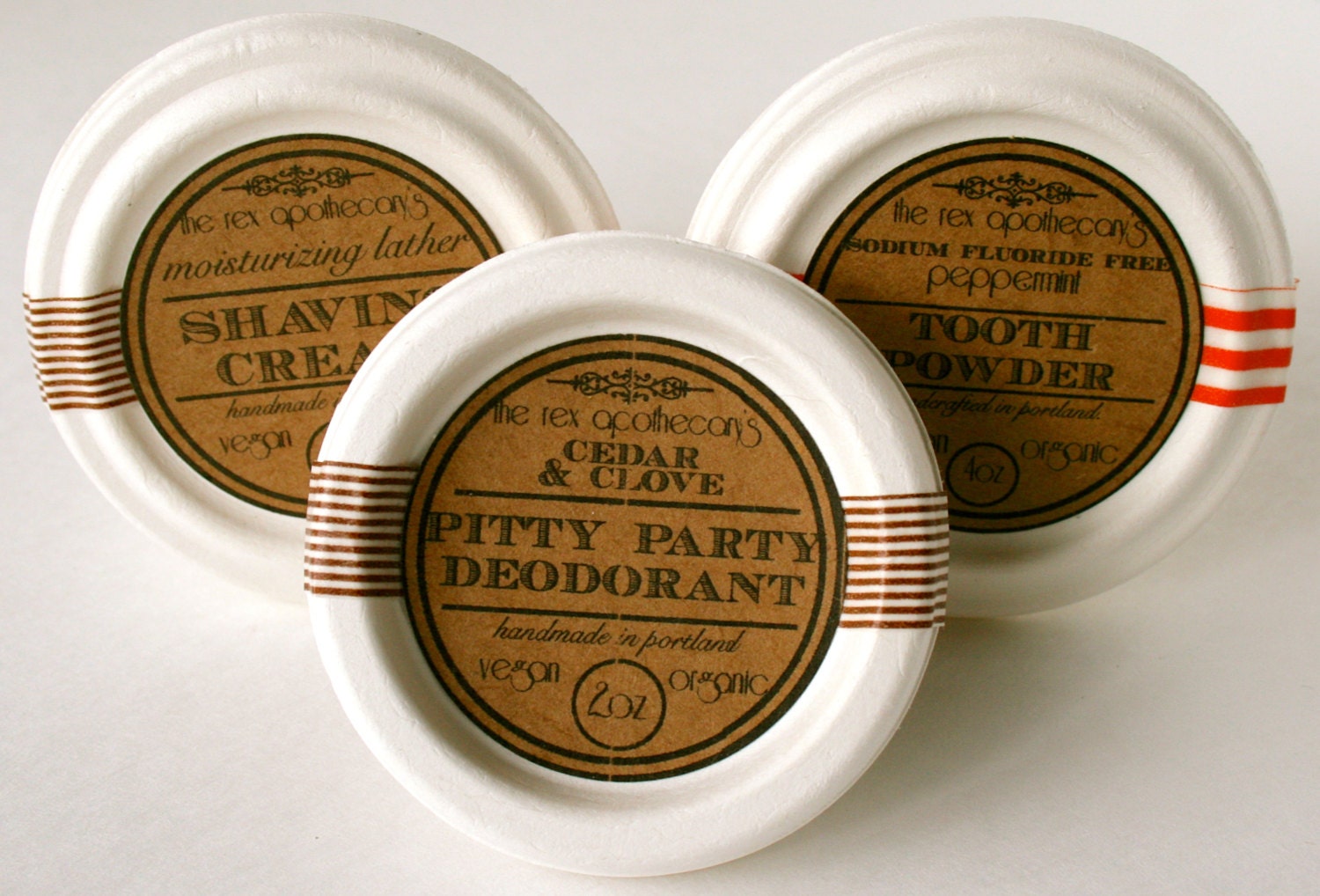 Father's Day Grooming Kit // Deodorant // Shaving Cream // Tooth Powder // 100% Natural // Biodegradable Packaging